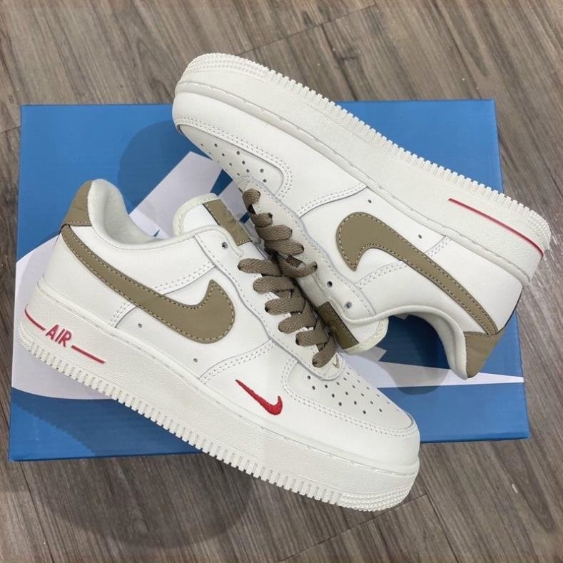 Giày Air Force 1 Nam Nữ, Giày AF1 Vệt Nâu Hàng Đẹp Full Box Đủ Size 36-43 C250 Corki Sneaker