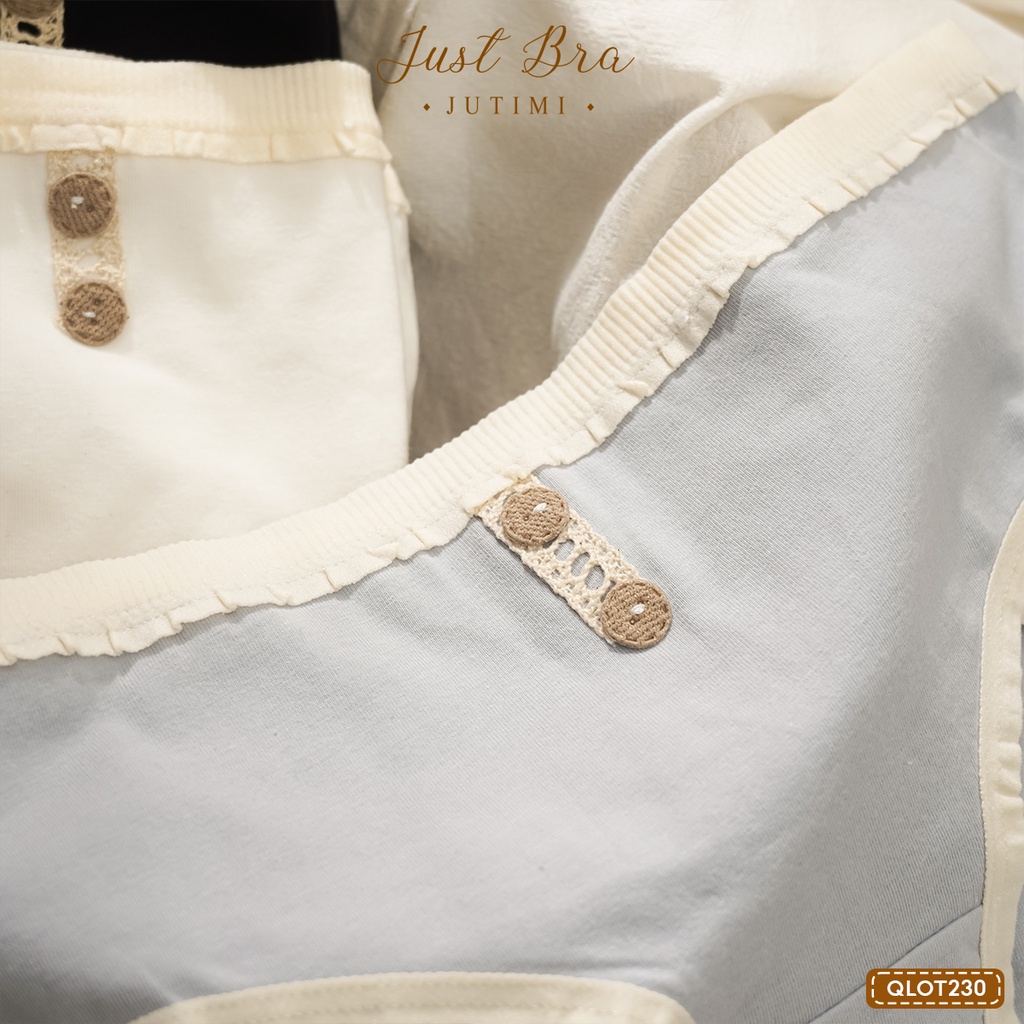 Quần lót nữ Just Bra chất liệu cotton thoáng khí, mềm mại, lành tính phong cách vintage QLOT230