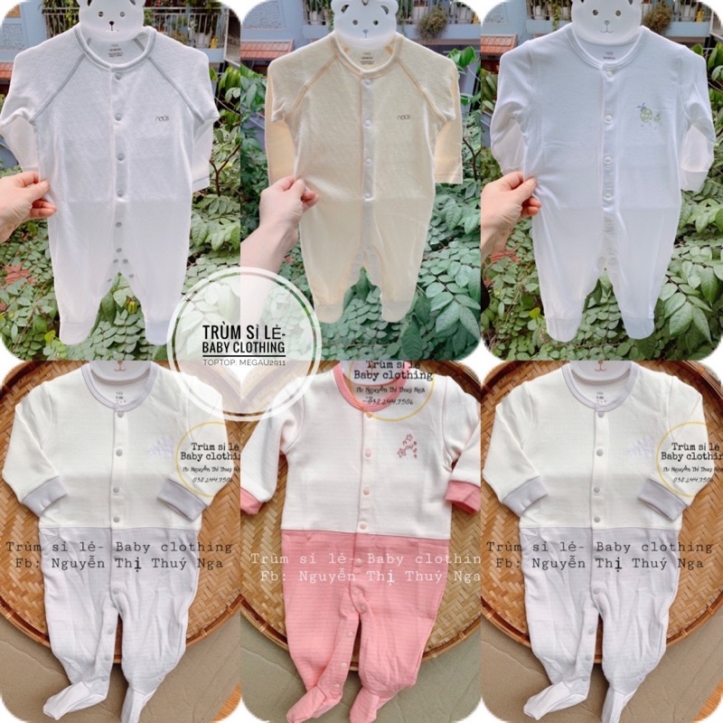 NOUS- bộ Body, bộ liền thân nous cho bé 0-9m