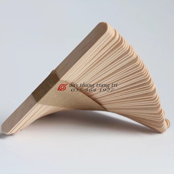 Que kem, que kem gỗ, 100g que kem gỗ làm mô hình, handmade, khuấy cafe, que đè lưỡi