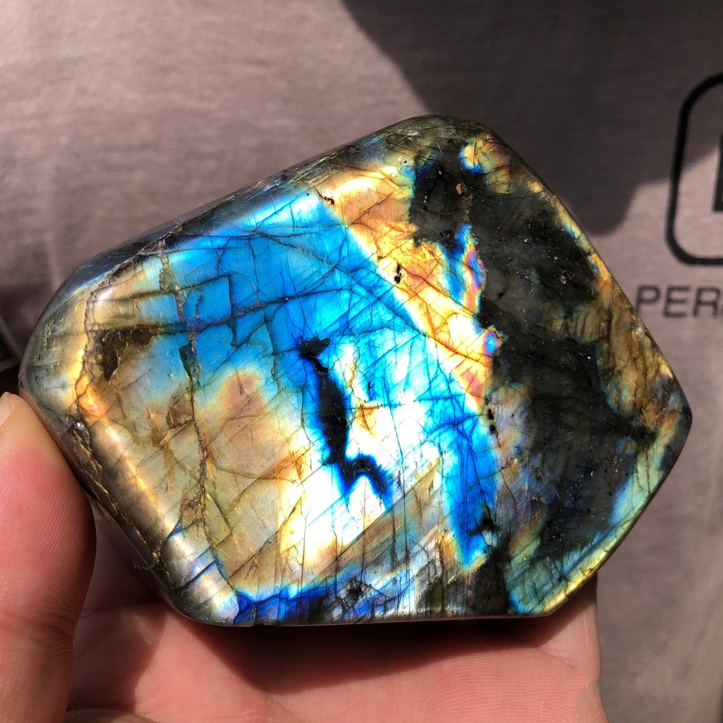 Đá Mặt Trăng Labradorite Tự Nhiên Giải Trí