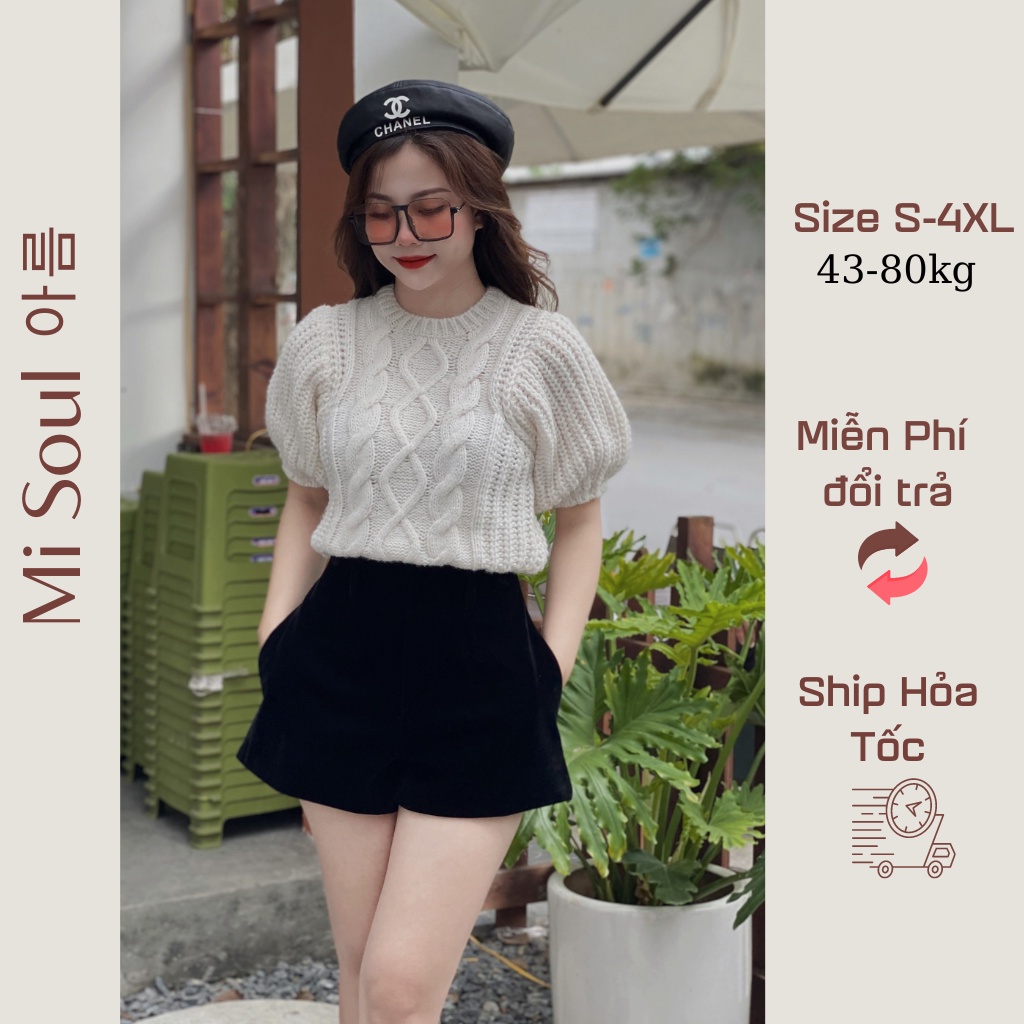 Quần Đùi Nhung Nữ BigSize (