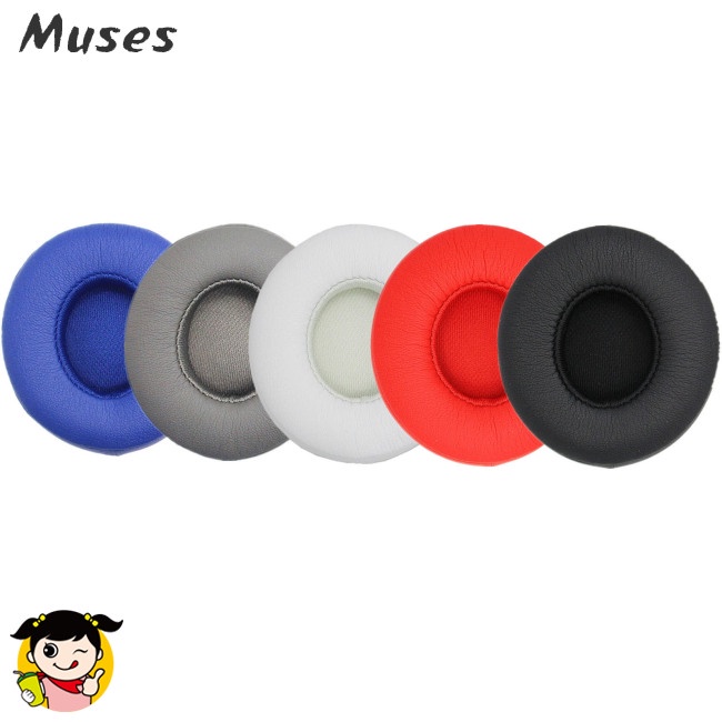 Set 2 Mút Xốp Bọc Đầu Tai Nghe Thay Thế Tương Thích Với Monster Beats Solo 2.0