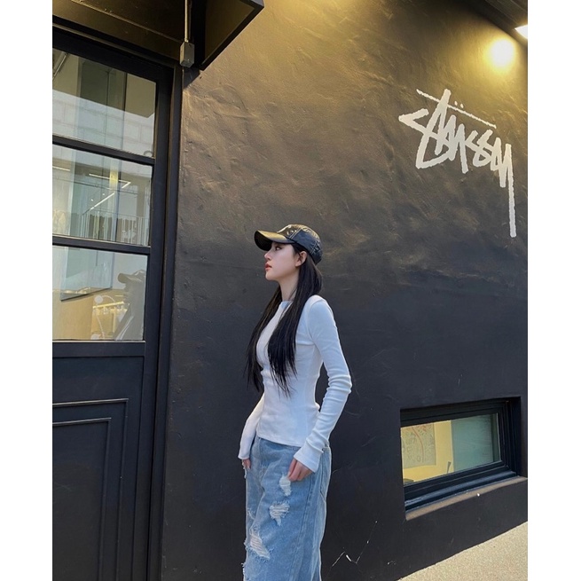 - áo tay dài trơn basic