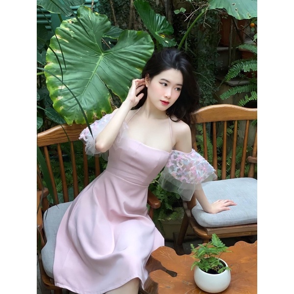 Váy Thun Công Sở Sang Chảnh Cổ Cao Hack Dáng Dài Tay - Ellie Dress