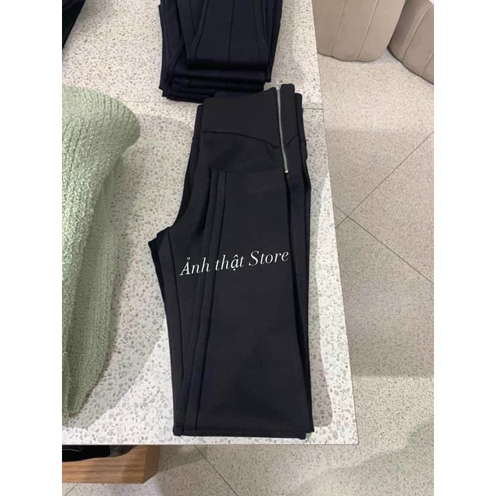 Quần treging uimi khoá sườn,quần leging cách điệu 1 cúc-MAI THỎ SHOP-