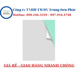 Giấy Decal A4 Đế Xanh Nhám/ Vàng ( 100 tờ/xấp )