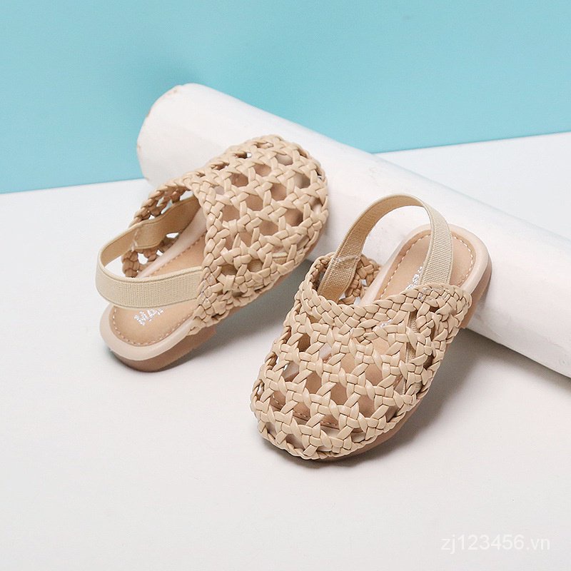 Dép đan lưới siêu mềm cho bé gái - Hàng chuẩn loại I