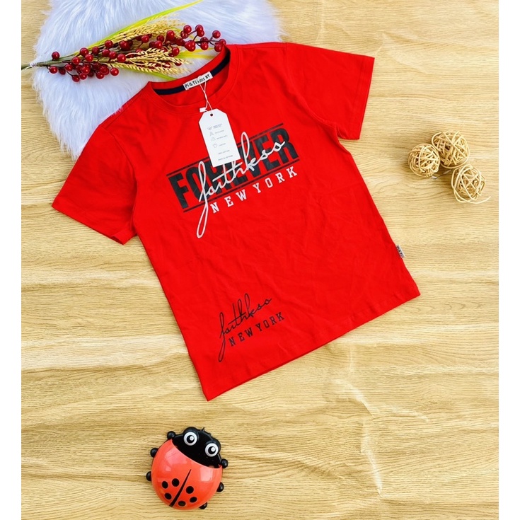 🐸  Áo thun cotton hàng shop bé trai 25-45kg