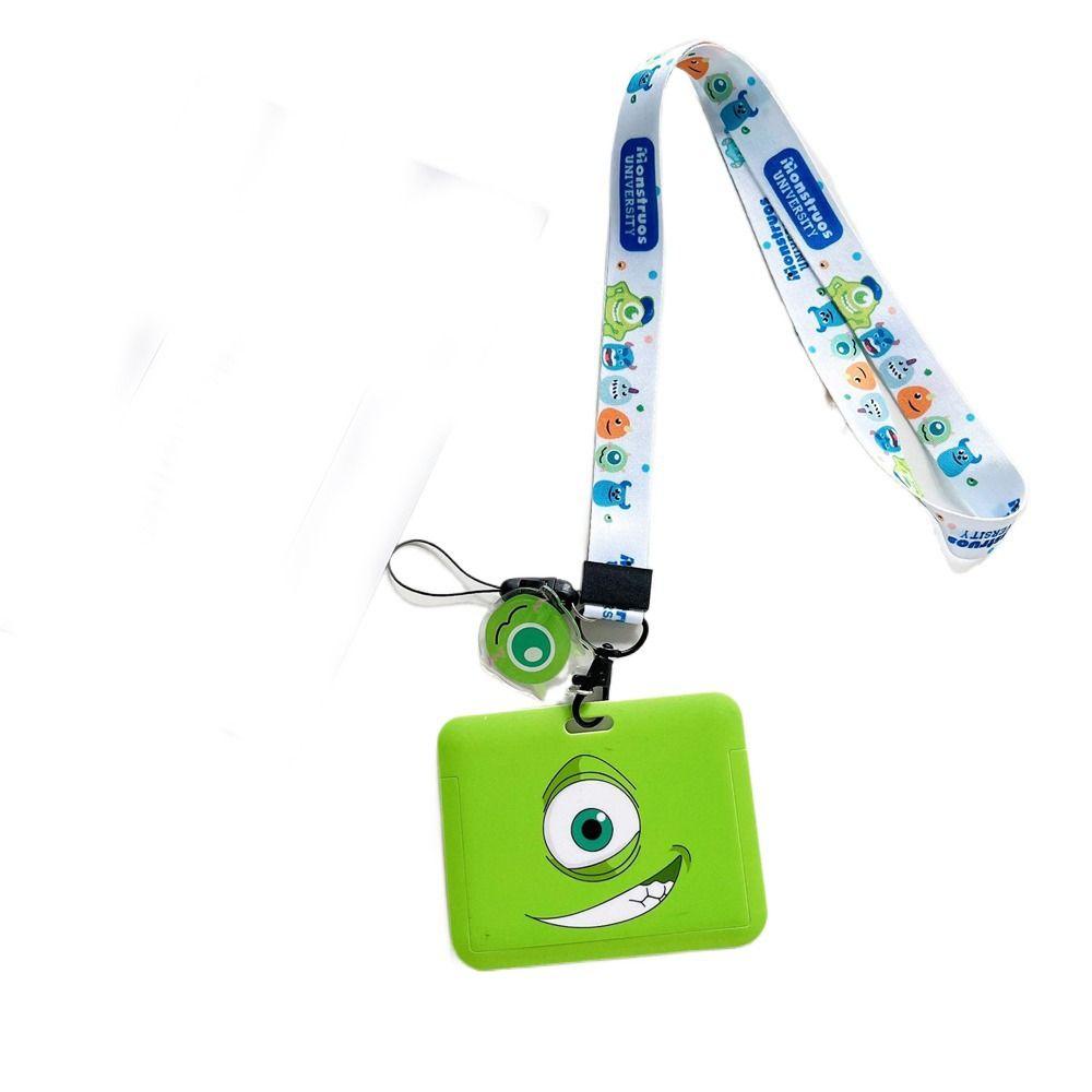 Lanfy Ví Đựng Thẻ Có Dây Đeo In Hình Hoạt Hình stitch Cho Nữ