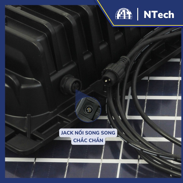 Đèn Năng Lượng Mặt Trời, Đèn Pha JinDian JD-8300L Công Suất 300W - Mẫu Mới 2020, Khung Nhôm, Chip Led "SMD"- BH 02 Năm