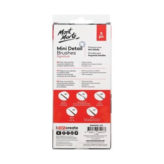Bộ cọ tỉa MONT MARTE Cọ đi nét (5 cây)