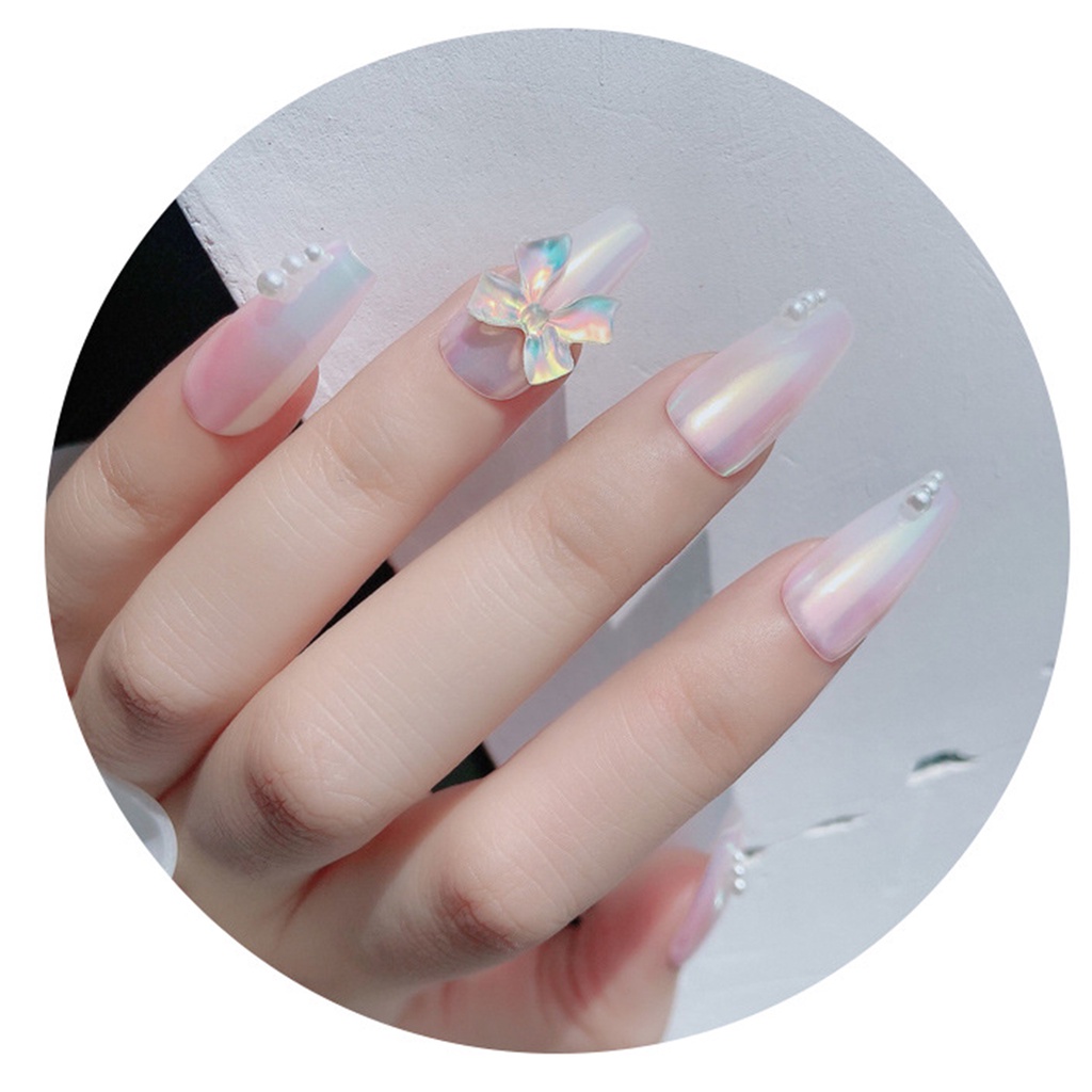 Set 10 Phụ Kiện Nơ Ruy Băng 3D Trang Trí Móng Nghệ Thuật Cho Nữ