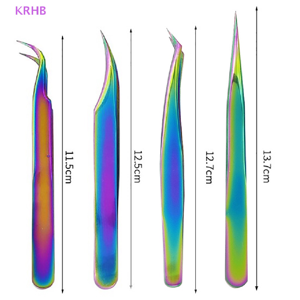 Nhíp Uốn Cong Làm Dài Lông Mi Bằng Thép Không Gỉ Mới