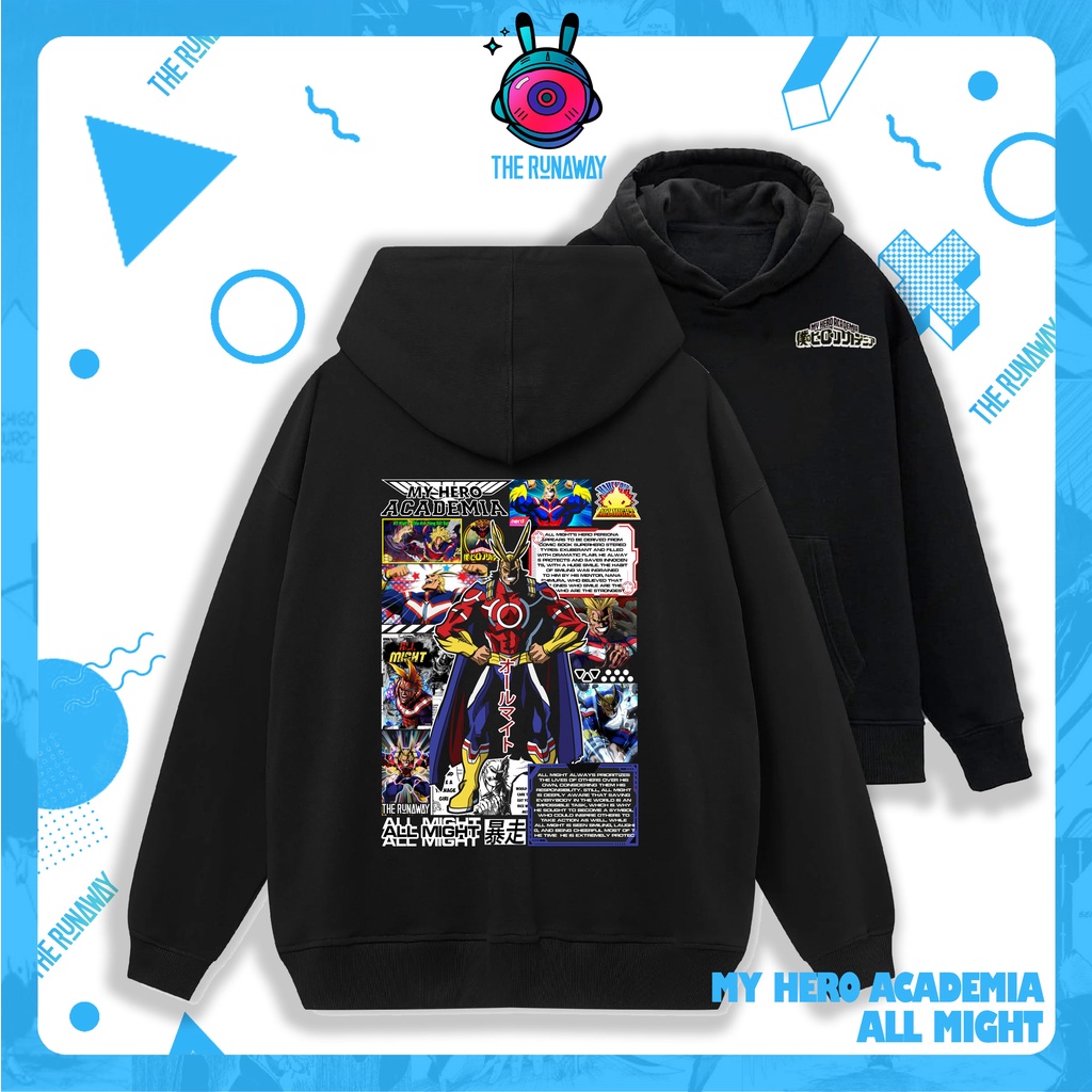 Áo Hoodie My Hero Academia: All Might Nam / Nữ by The Runaway