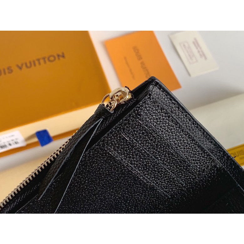 100% chính hãng LV Louis Vuitton Lady ngắn ví M41938 hoa văn kim cương dập nổi