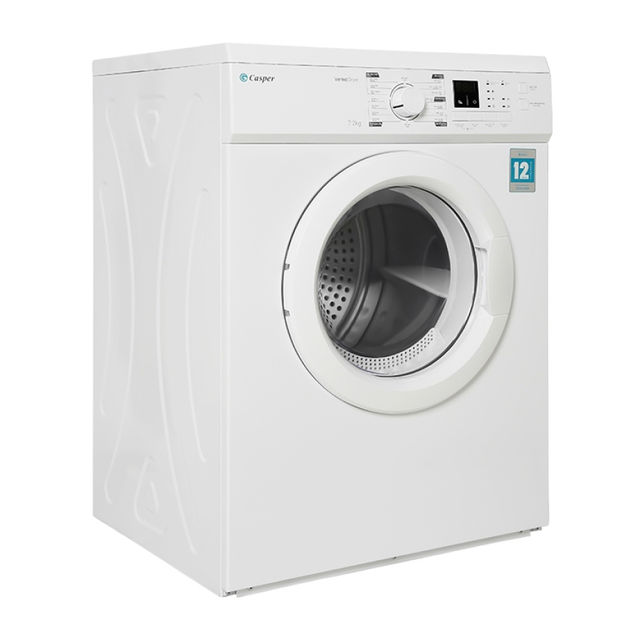 Máy sấy thông hơi Casper 7.2 Kg TD-72VWD