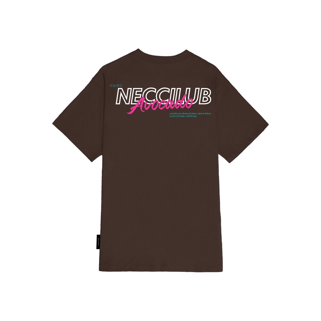 Áo Phông Local Brand Necci Avocado Tee / Brown Cotton 100%