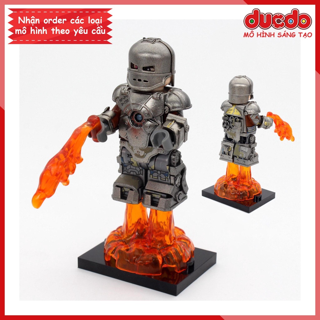 Minifigures Nhân Vật Siêu Anh Hùng Người Sắt Ironman Mark MK1 - Đồ Chơi Lắp Ghép Xếp Hình Mini Mô hình Iron Man CQ01