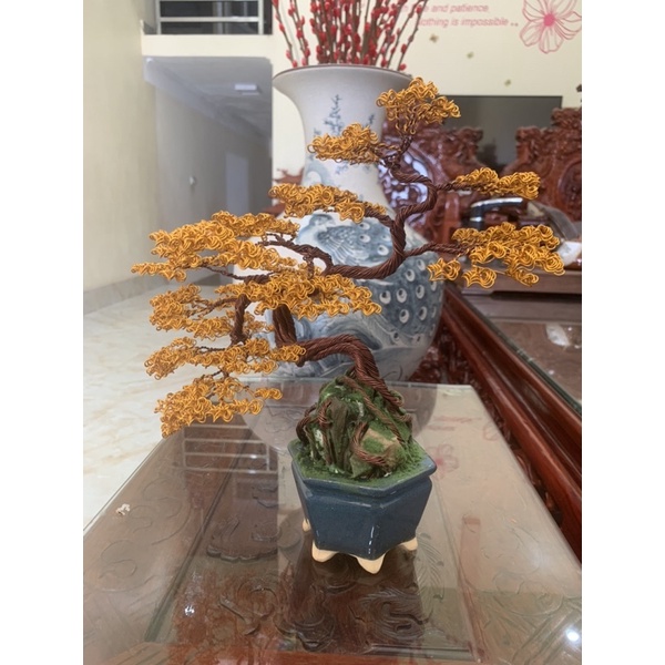 Hanmade Cây Tùng uốn bằng dây đồng