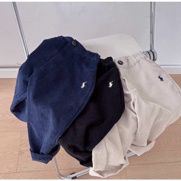 Quần Dài Lacos Quần Nhung Tăm Xuất Dư Loại 1 Cao Cấp Cho Bé Từ 8Kg Đến 32Kg Thời Trang Trẻ Em Chaarlie.store