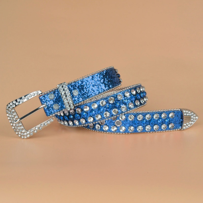 Thắt Lưng Đính Đá Lấp Lánh Trang Trọng Cho Nam Nữ