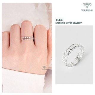 Nhẫn bạc Tlee kim tiền trơn basic TLEE JEWELRY A0242