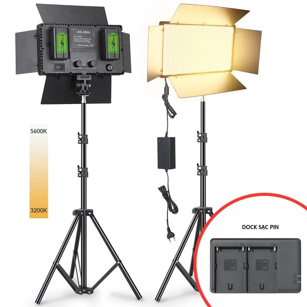 Đèn led studio L800 50W hỗ trợ chiếu sáng cho quay phim, chụp ảnh sản phẩm chuyên dụng điều chỉnh ánh sang 3200k -5600k,