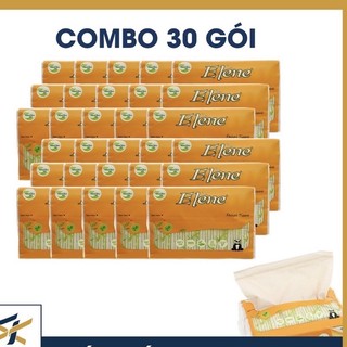 Thùng 30 gói giấy ăn elene hàng chính hãng công ty thuận phát một gói 100 tờ 3 lớp