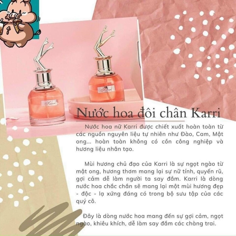 Nước hoa Chân Dài Karri Cao cấp 30ml