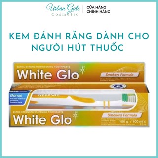 Kem đánh răng cho người hút thuốc WHITE GLO Dành Smokers Fomula 150g