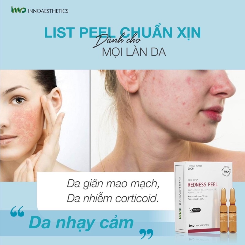Redness Peel Innoaesthetics - Hoạt Chất Peel Da Nhạy Cảm
