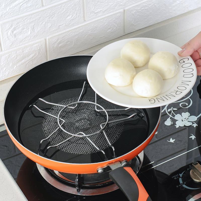 Giá Hấp Hình Tam Giác Bằng Thép Không Gỉ Dày Dặn Tiện Dụng Cho Nhà Bếp