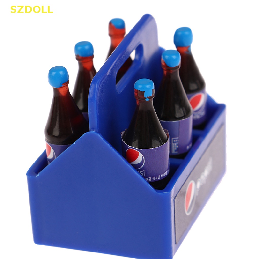 1 Set Chai Nước Ngọt / Soda / Coca Cola Đồ Chơi Nhà Búp Bê Thu Nhỏ DIY