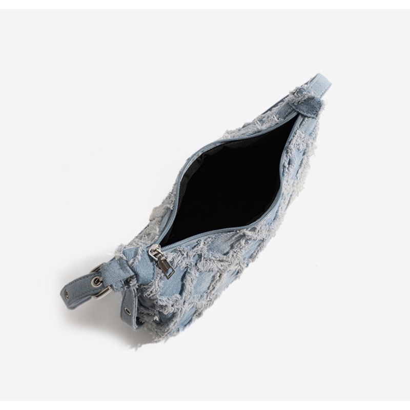[SẴN] Túi xách nữ Denim Vintage 80s_túi xách Y2K Jean chất dày dặn