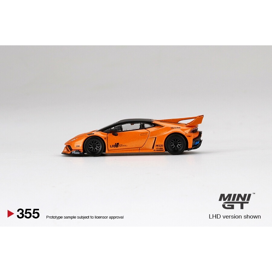 Ducstore.vn Xe mô hình MiniGT #355 - LB★WORKS Lamborghini Huracán GT Arancio Borealis