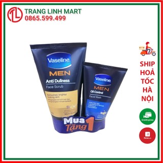 Sữa rửa mặt Vaseline Anti Dullness,oil control Face Wash 100g tặng 1 tuýp SRM 50g