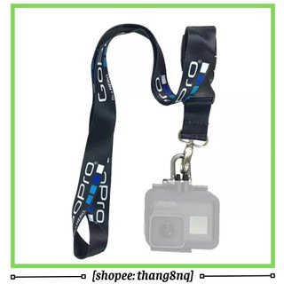 Dây đeo cổ có logo Gopro, dây đeo vải có in logo Gopro