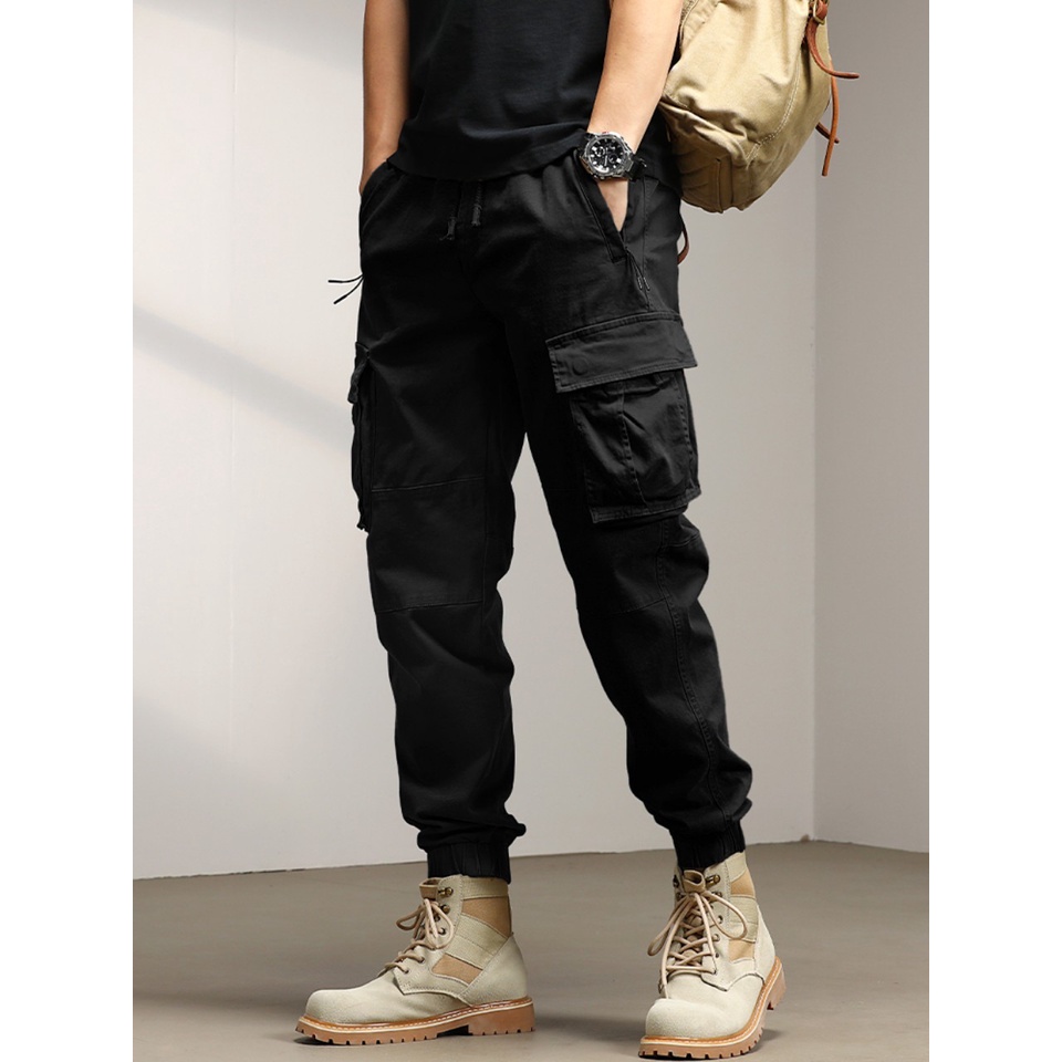 Jogger kaki lưng chun cao cấp co dãn 4 chiều cao cấp