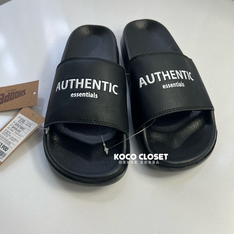 Dép shoopen Authentic Essentials màu Đen