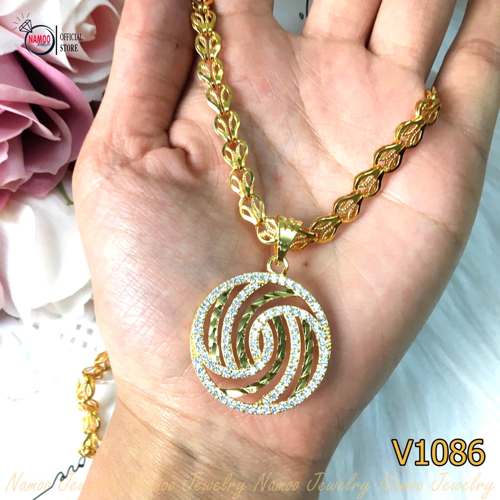 Kiềng Cổ Nữ Tinh Xảo Đính Đá Cho Phái Đẹp V1086 Namoo Jewelry