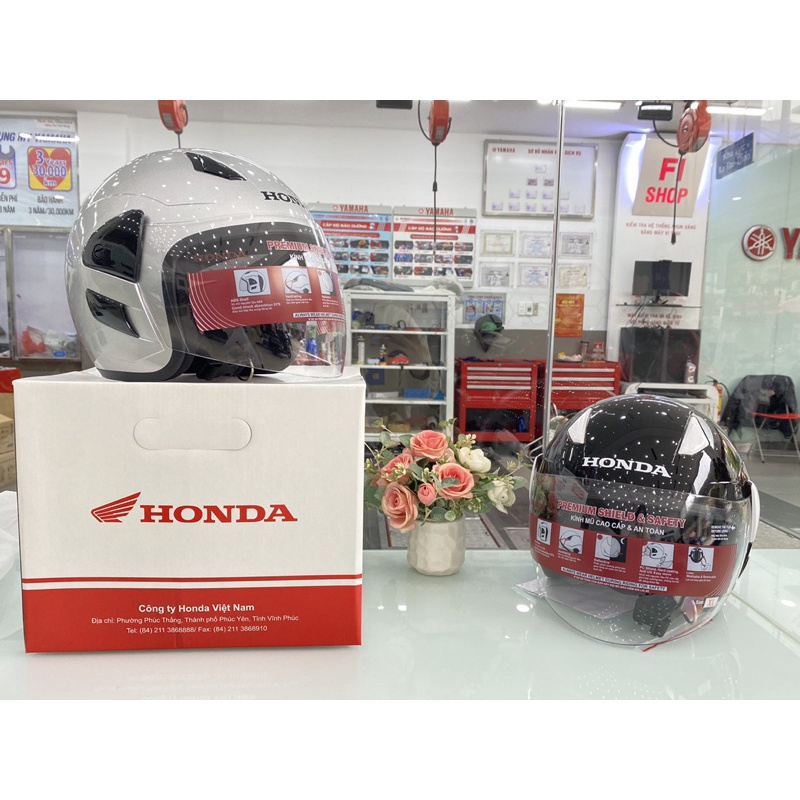 Mũ bảo hiểm HONDA chính hãng 3/4 đầu