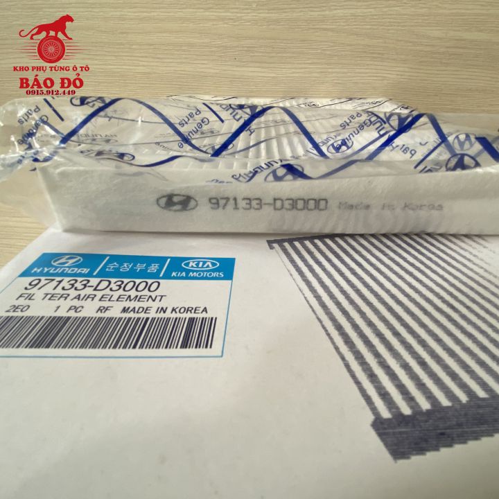 Lọc Gió Điều Hoà Hyundai Accent, Kona, Tucson, Kia Rio, Sonet  Sportage
