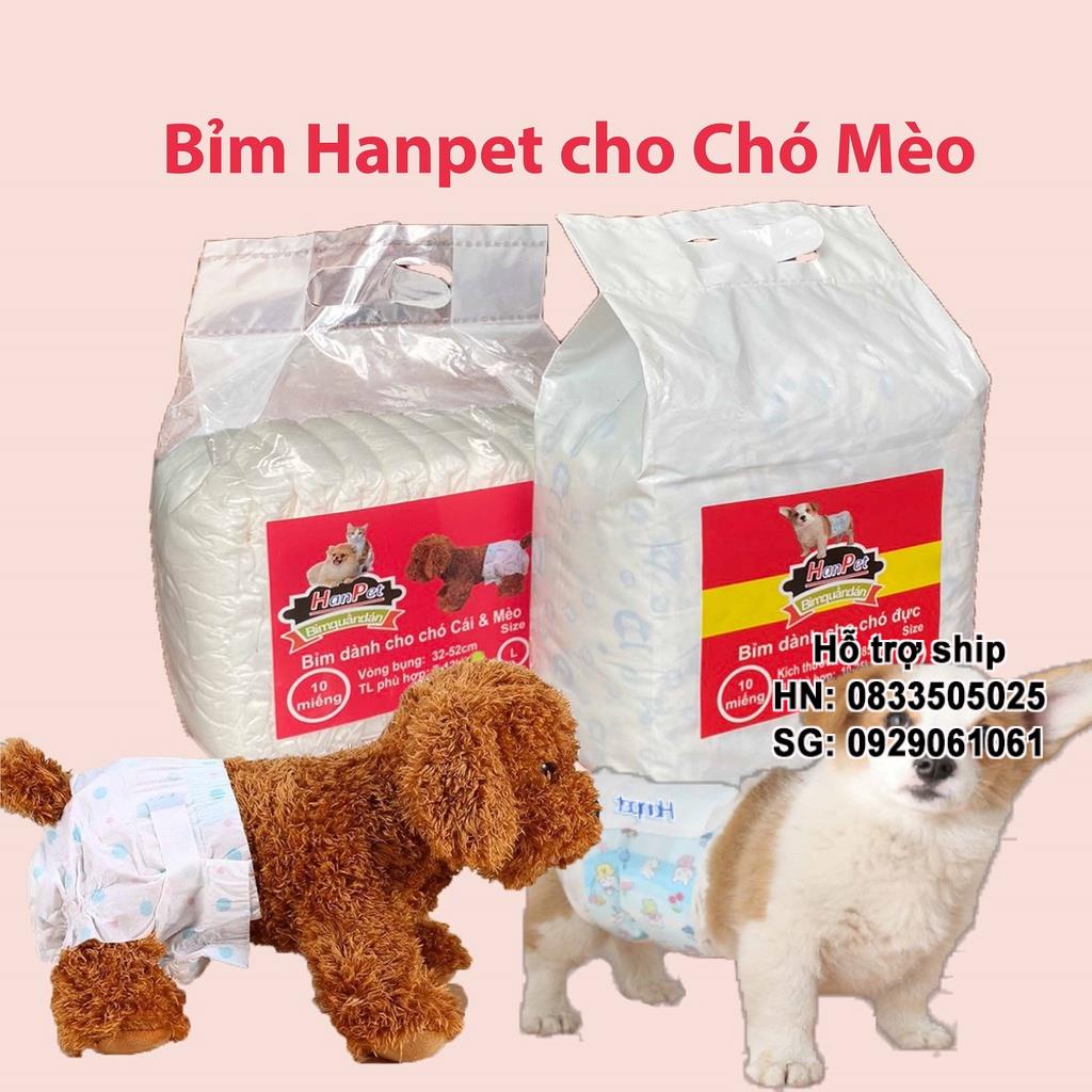 Doremiu (1 bịch 10 miếng) Bỉm chó mèo dạng quần dán (đực và cái)