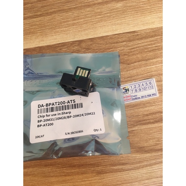 Chíp mực máy Photo Sharp BP-20M31 | BP-20M28 | BP-20M24 | BP-20M22 | BP - AT200 | 20m31 | 20m28 | 20m24 | 20M22 - MỚI
