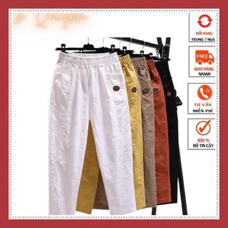 Quần baggy nữ , quần đũi dài lưng thun bigsize phù hợp mọi lứa tuổi mã 707