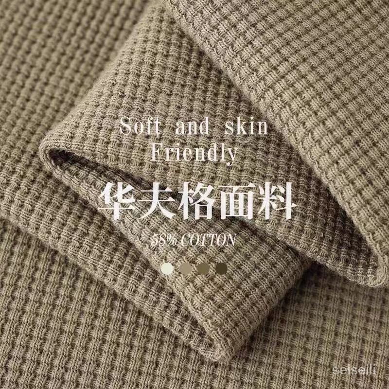 CARLI Áo Thun polo Tay Dài Dáng Rộng Một Nửa Có Khóa Kéo Đơn Giản Phong Cách Mới Mùa Thu Hợp Thời Trang Cho