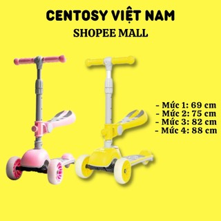 Xe scooter centosy giá rẻ - centosy centosy s8 - in hình phong cách, bánh phát sáng