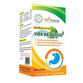 Viên dạ dày ĐB - Hỗ trợ giảm viêm loét dạ dày, trào ngược, đau hoành  tá tràng, giảm đau thượng vị