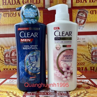 Dầu Gội Clear Thái Lan 400ml (Có 2 Mầu Như Hình)